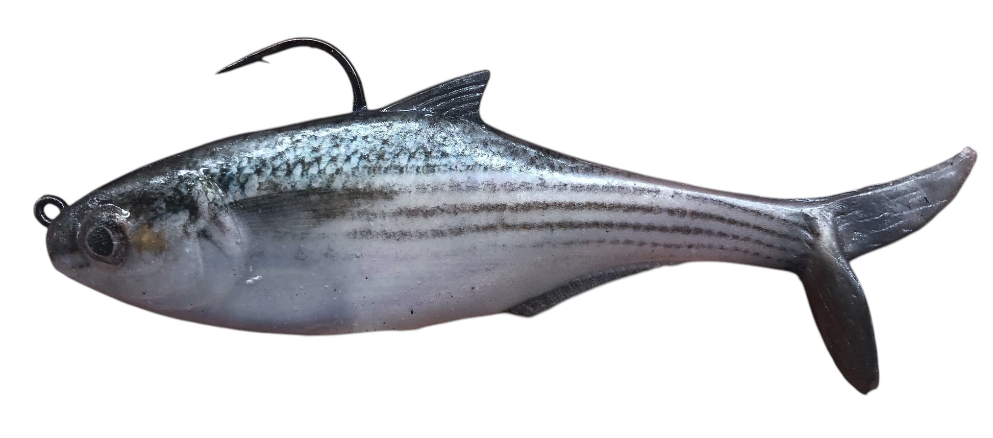 5" Jig Hook - Mullet - Texas Swim Baitz