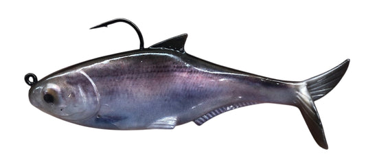 5" Jig Hook Swimbait - Gizzard Shad - Texas Swim Baitz